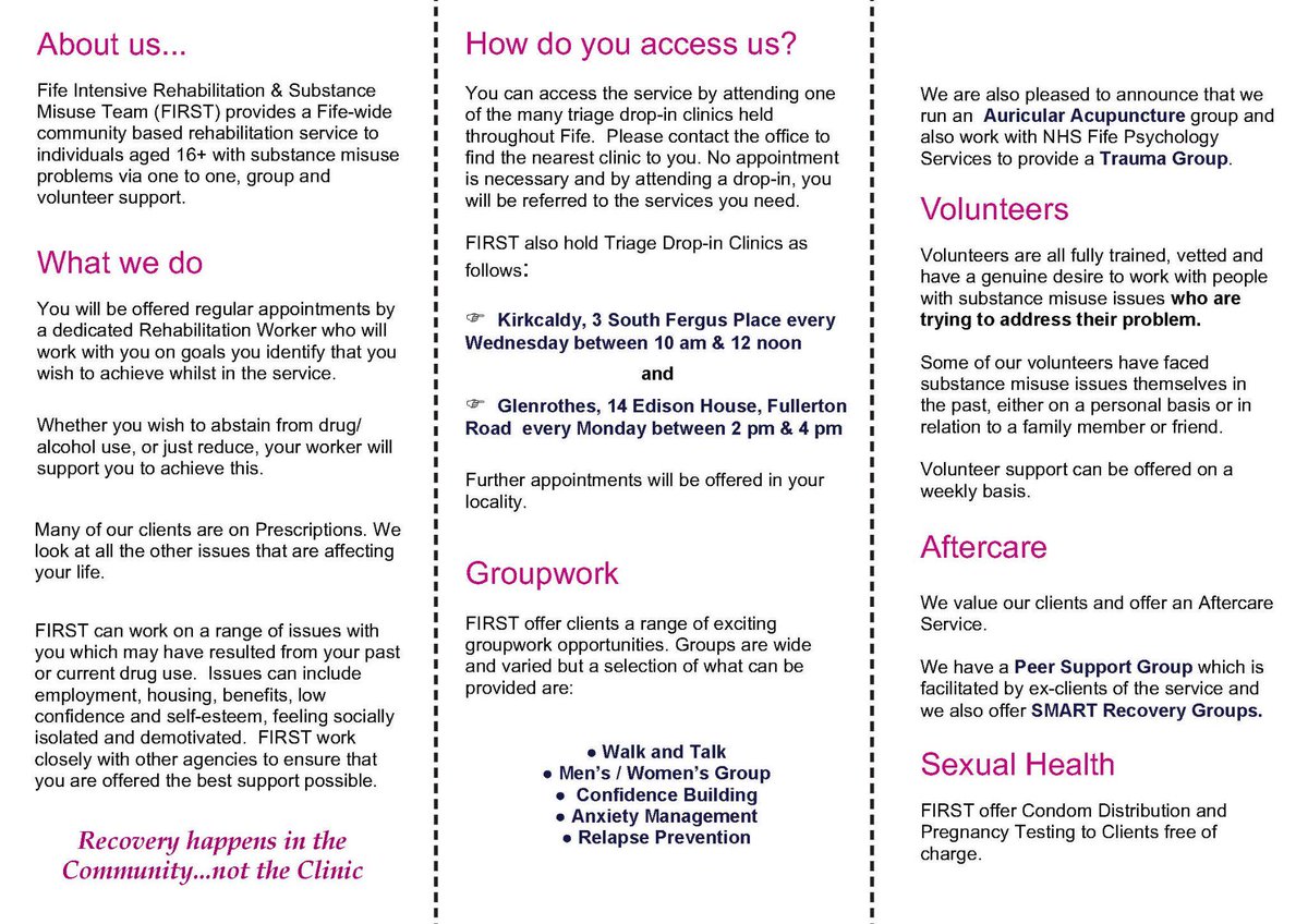 Our Information Leaflet #firstforfife_uk