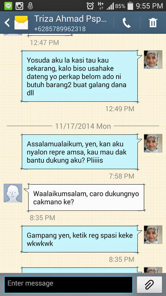 And to this un-LINE-able friend of mine @Opra_JRs dont forget to Ketik REG [spasi] Keke :D #KekeforAMSAUnsri