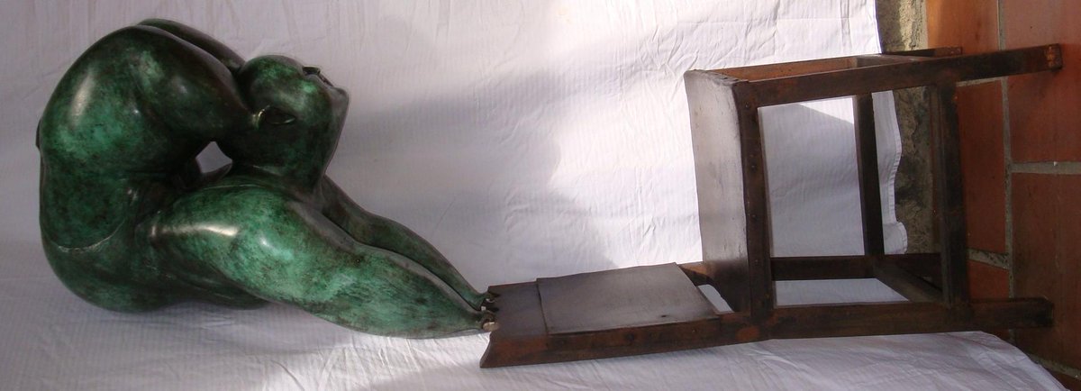 ArteAutopista's tweet image. El contorsionista de #RicietlVurkovitsky es una perfecta muestra de #equilibrio #fuerza #perspectiva #balance #arte