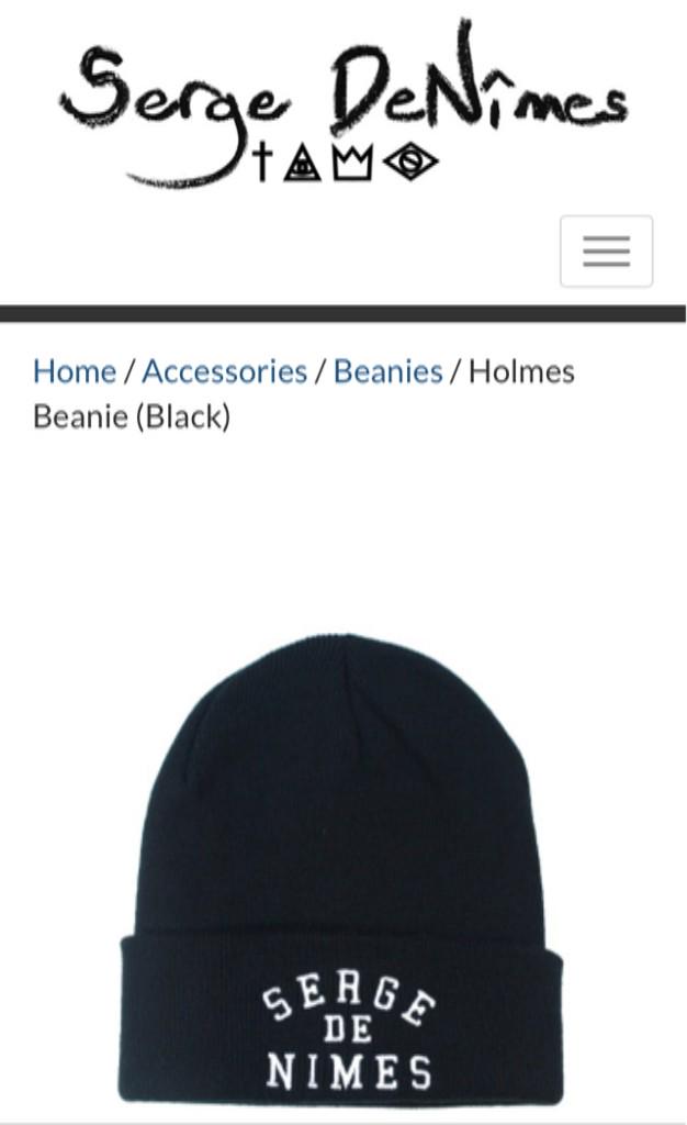 SimLDN's tweet image. #TeamMK1 who wants to win a @SergeDeNimes beanie ?? RT my 'Serge Meets' tweet &amp;amp; i will randomly pick one winner !!!