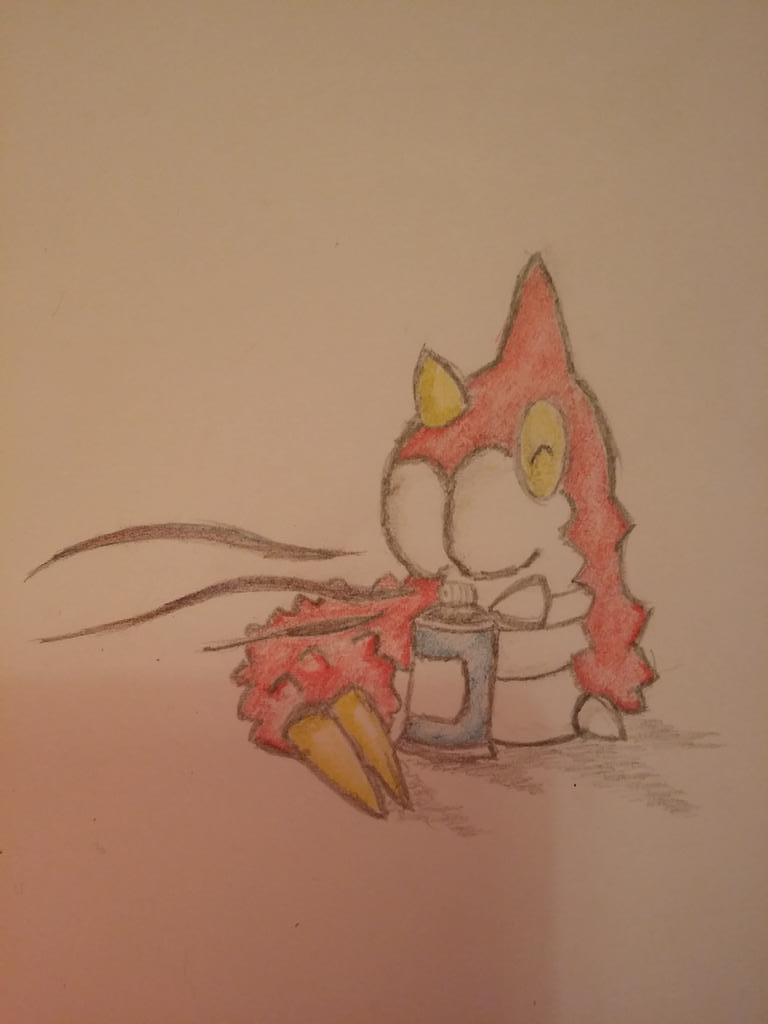 RhiannonMBaugh's tweet image. @Shadypenguinn Wurmple used string shot! 😆 #ORAS #wurmple #stringshot #doodle LOVE this let&apos;s play 😊 💖