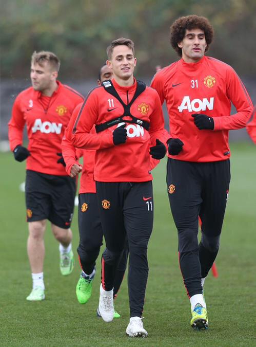 JanuzajStuff's tweet photo. Adnan Januzaj in today's training session - #mufc http://t.co/FtsdiPxIUF