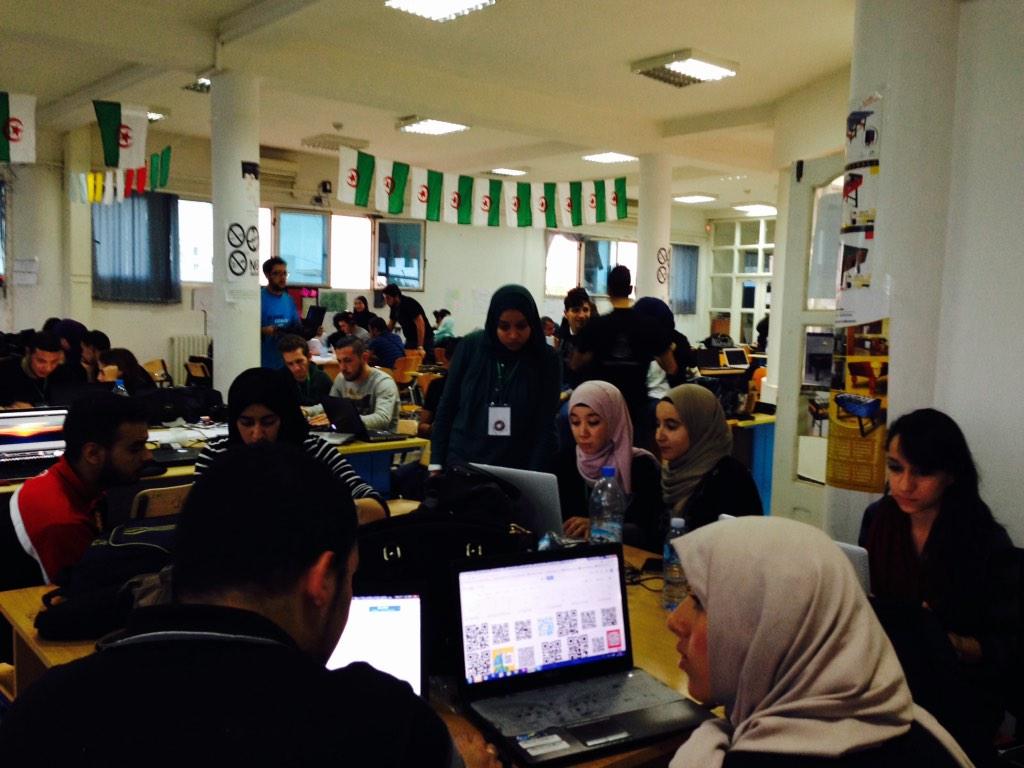 MouniraHamdi's tweet photo. RT @webdaysoran: #Startup week-end #Oran 
194 startupeurs 
#GSB #GEW #wbdaysoran #SWOran http://t.co/EZU3AOxGQL"