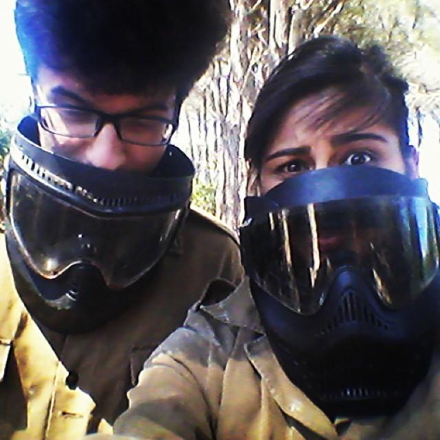 GotchaJalisco's tweet image. &quot;The Jihhadist&quot; and @mrhamdulay #killerselfie #codebridge #snapbill #area51 #paintball #imhofffarm