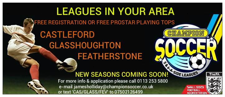 ChampSoccerNth's tweet photo. LAST PLACES LEFT across the 5 towns! FREE Prostar tops! @BrigshawNews @GlasshoughtonCe &amp; Featherstone @MyWakefield http://t.co/dMTsh3Jv6q
