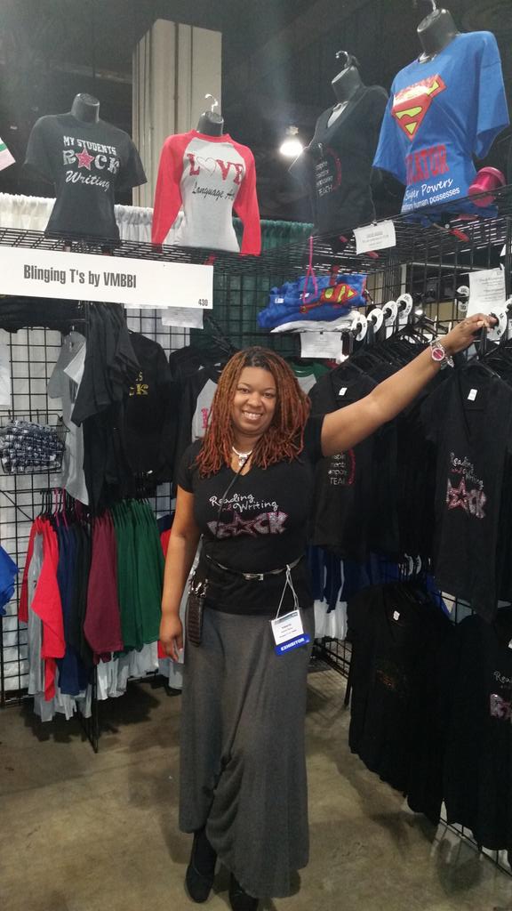 BlingingTs's tweet photo. @ncte Booth #430...we're excited to help you find the perfect Blinging T. #ncte14 http://t.co/d3Qb4FYvUc