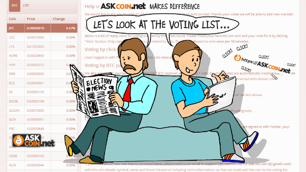 plaaster123's tweet photo. I've checked coin voting list on @AskCoinNet. Currently #BTN has 1st place with 11389 votes https://t.co/sPPVaadUtH http://t.co/otdbSMeeK8