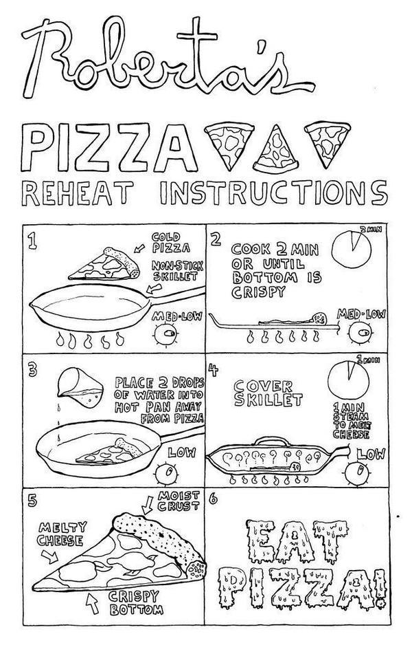 RAratua's tweet photo. "@DIYourselfs: How to reheat pizza http://t.co/n1EKRIU1Kt"