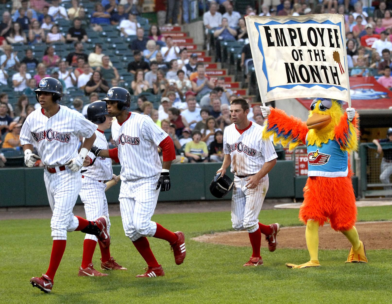 Happy Birthday to 2007 BlueClaws OF and Employee of the Month Quintin Berry (left in photo). 