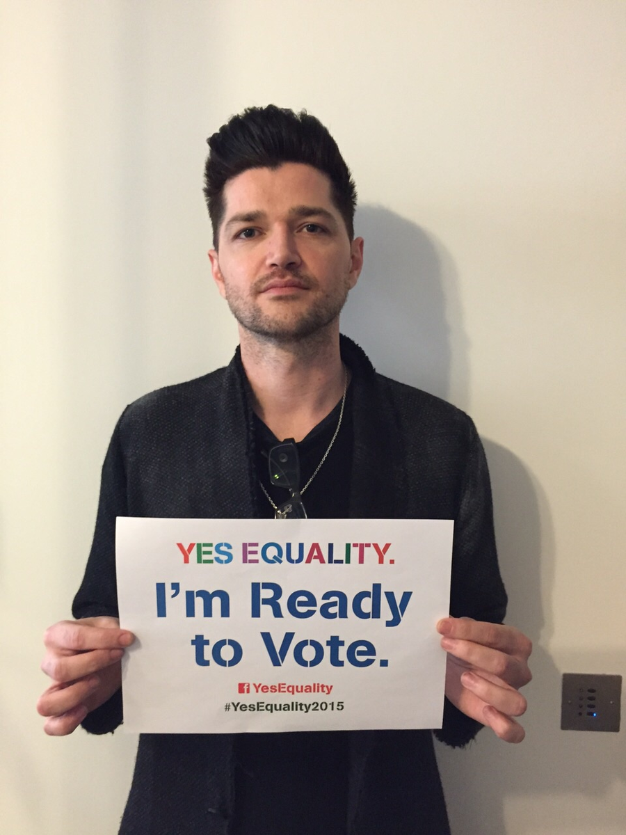 YesEquality2015's tweet photo. Thank you @TheScript_Danny for showing your support. Join Danny and #registertovote so that you can have your say! http://t.co/7lTBV5S3kV