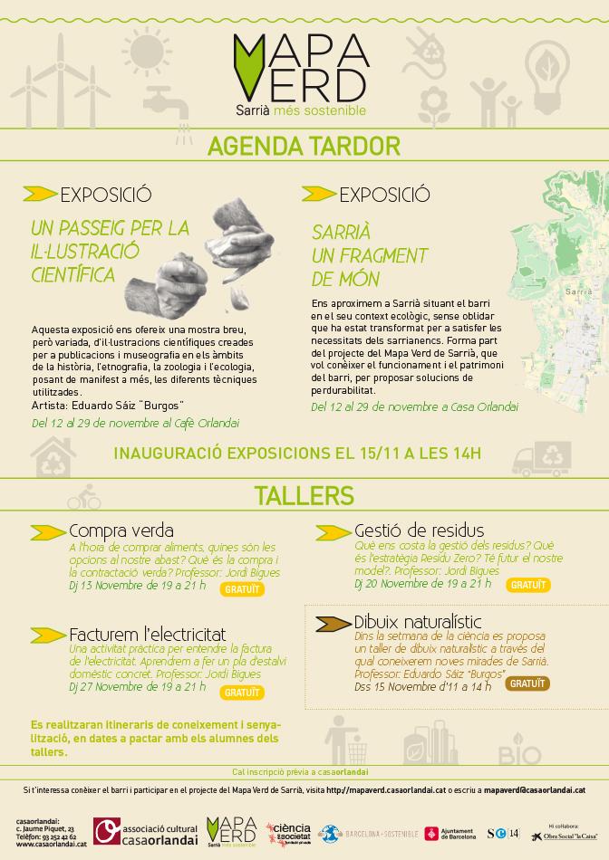 MapaVerdSarria's tweet photo. Si en vols entendre el perquè del teu consum elèctric, porta la teva factura el 27/11 a les 19h a @Casaorlandai http://t.co/SVlLfFRAxj