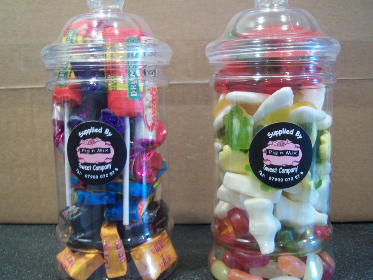 LatestFreeStuff's tweet image. LAST CHANCE! Win 2 Jars Of Sweets! Follow @LatestFreeStuff &amp;amp; @PignMixSweetCo and RT to enter. #FREESWEETS
