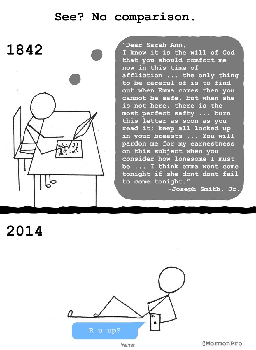 MormonPro's tweet image. You can’t compare Joseph Smith (true prophet) to Warren Jeffs (megalomaniac). #polygamy #lds #mormon