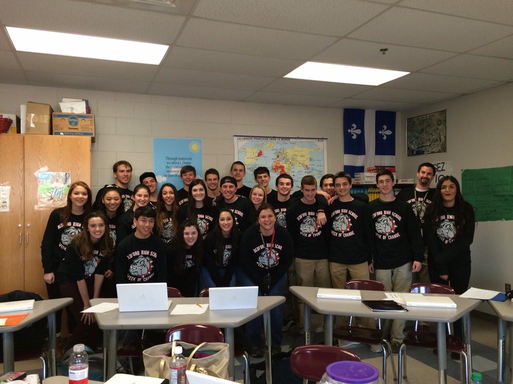 BHSCooney's tweet image. Leadership Class 2014 #BeTheChange #WeekOfChange
