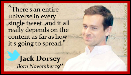 Limitations breed creativity and so does message. Happy Jack Dorsey!  
