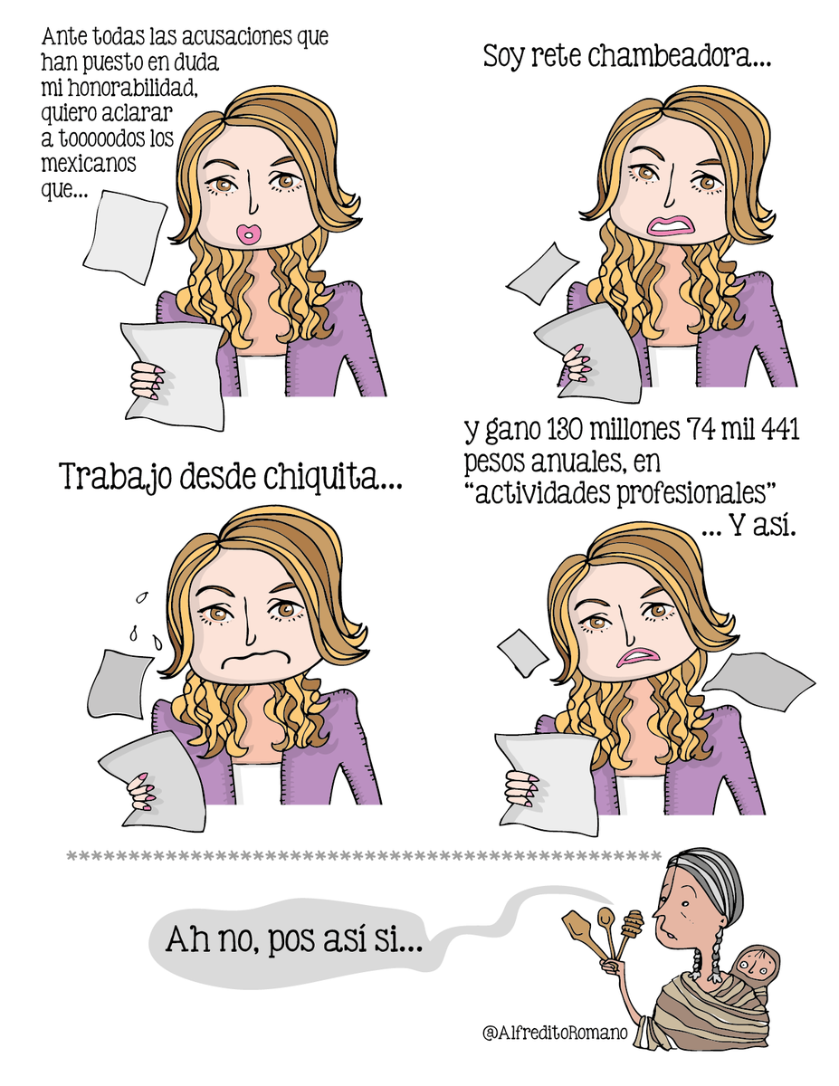AlfreditoRomano's tweet photo. Gaviota Millonaria... #Cartoon. #AngélicaRivera @julioastillero http://t.co/6rk3z6Kb5n