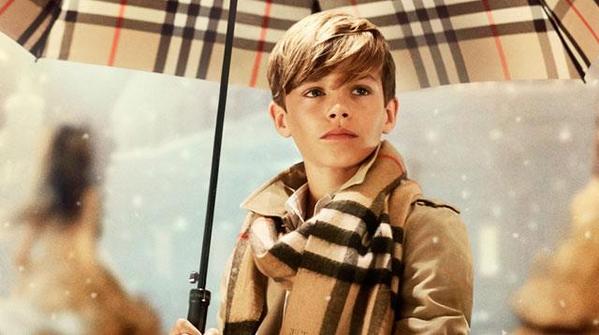 Footballtweet's tweet photo. Romeo Beckham (12) was paid £45,000 (£93.75-a-minute) for his work as a Burberry model. http://t.co/qPhoXuh8TZ