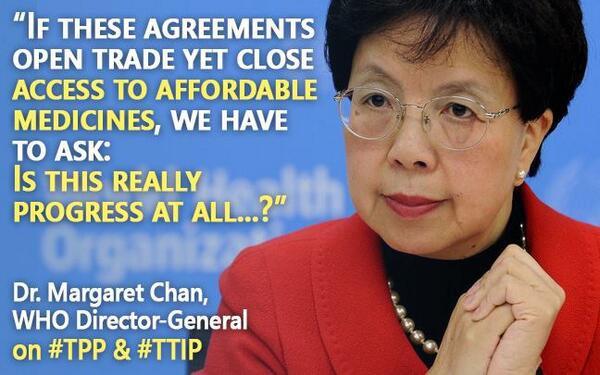 GTWAction's tweet photo. #WHO worried #BigPharma's #TPP &amp; #TTIP will reduce access to affordable #medicine. Why @MikeFroman? @TheWilsonCenter http://t.co/lEgyEwa62w