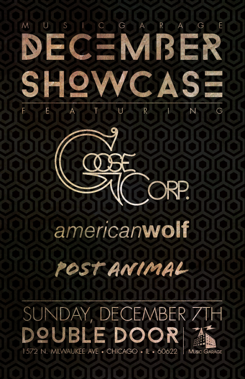 musicgarage's tweet photo. Tickets for #GooseCorp, @AmericnWolf and #PostAnimal are now on sale! (Just $5 in adv.) https://t.co/CZBw5W6j0g http://t.co/Nv4CcSWn3a