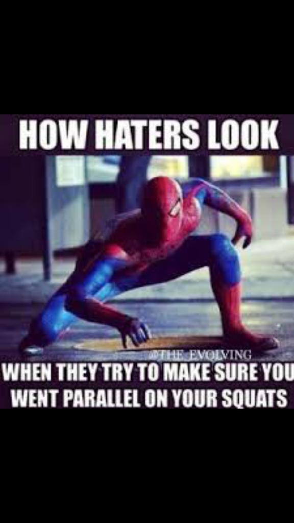 It's a red light from me #powerlifting #squats