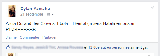 Jayden13__'s tweet photo. Désolé Nabilla de t'avoir portée la poisse. http://t.co/8jIgPUE52G