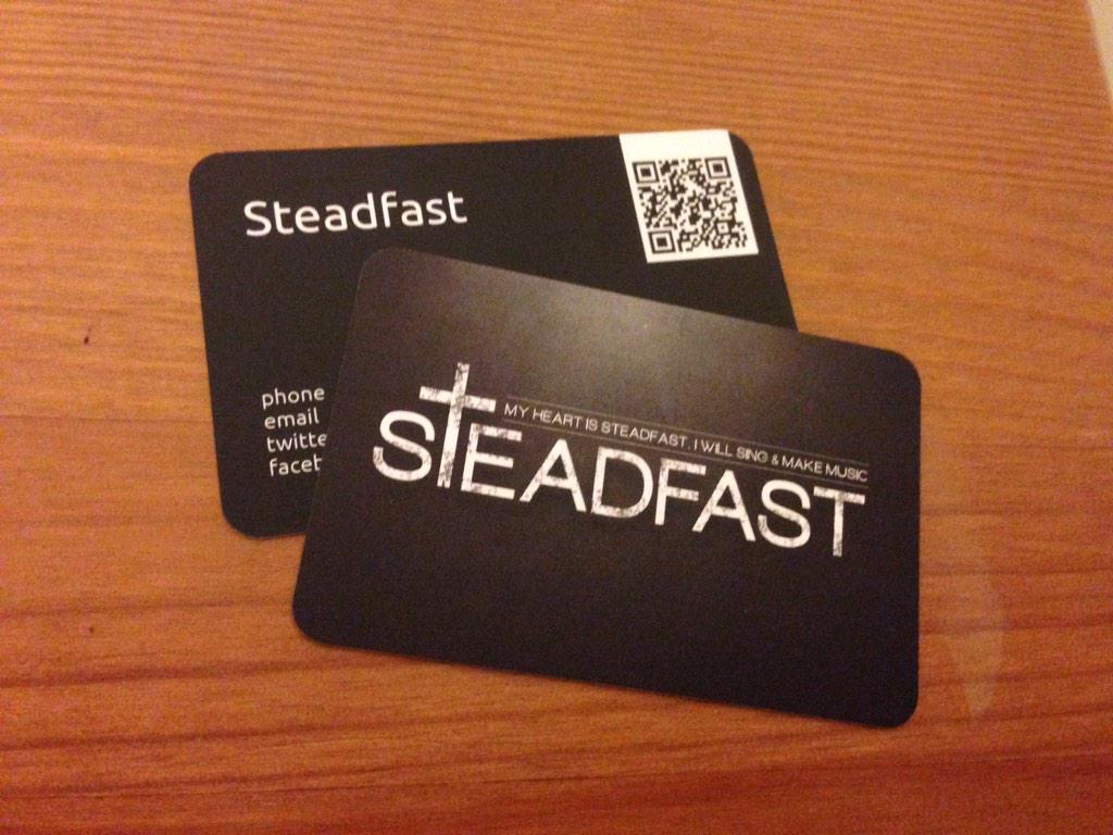 Snazzy new business cards!