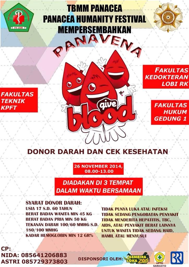 phm015's tweet photo. Ayo jangan lupa ikut dondar hari rabu 26 nov 2014 ya! Ada di FK, FT, &amp; FH UGM sekaligus lho ;) cc: @PDUGM11 http://t.co/JlkZqABfhh