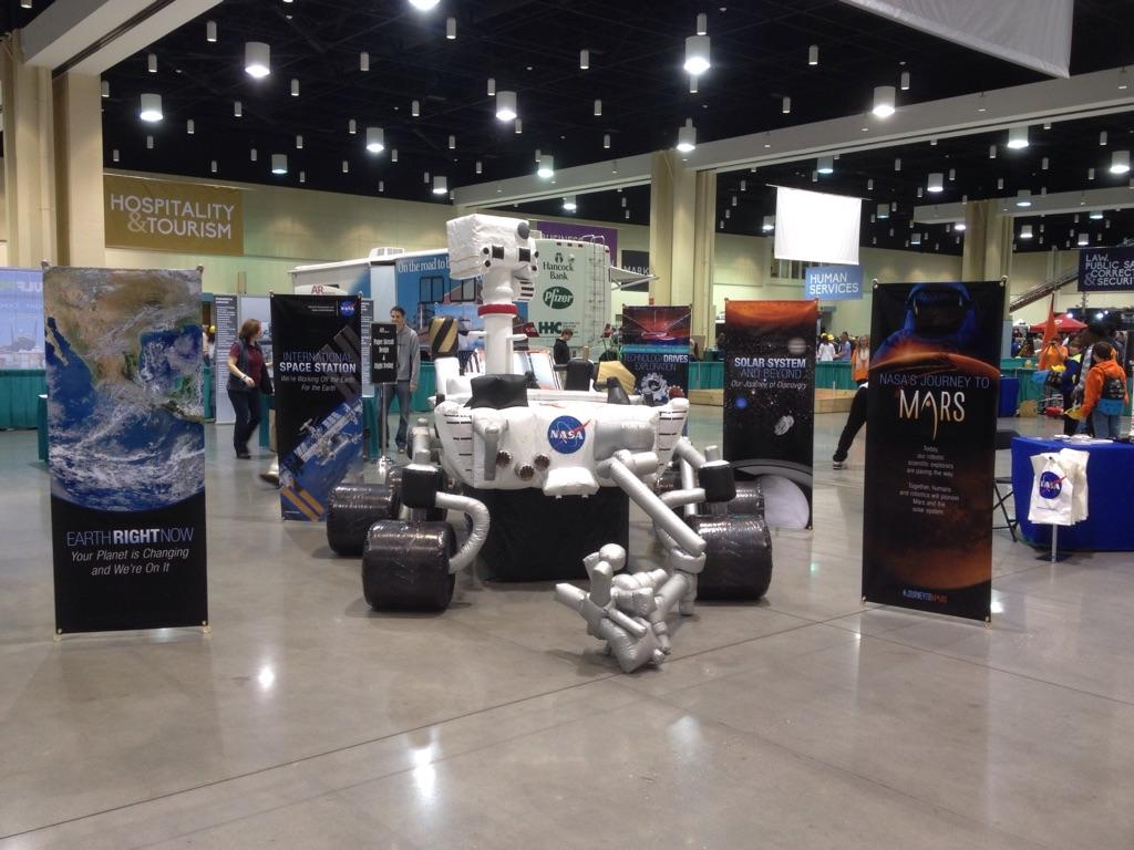 NASAStennis's tweet photo. #P2P participants are learning about Stennis' role in @NASA's top programs and initiatives. #NASAinspires http://t.co/zmLAQHagDp