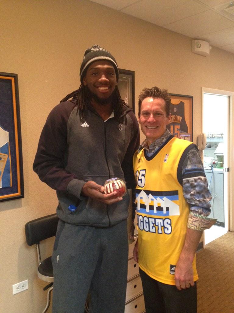 Happy birthday to the manimal, Kenneth Faried. Smile is looking better every day  buddy. 