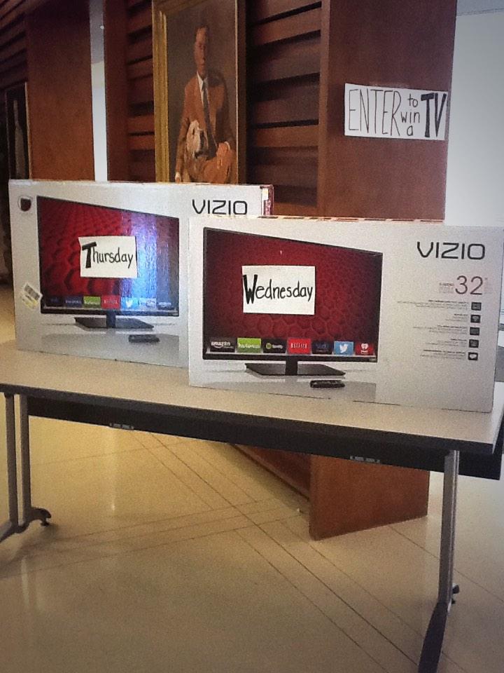 LibertyCareers's tweet photo. Awesome TVs are still up for grabs at the #HomeOfficeEvent! http://t.co/WDOSaDChFn