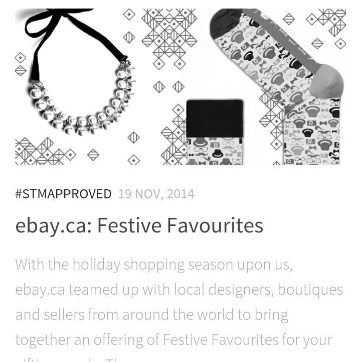 StephenThomasM's tweet photo. TODAY: My Festive Favs from @eBayCanada on #stmAPPROVED: http://t.co/EshSST58As #ebayCollabs #holiday http://t.co/twrYJgvDA5