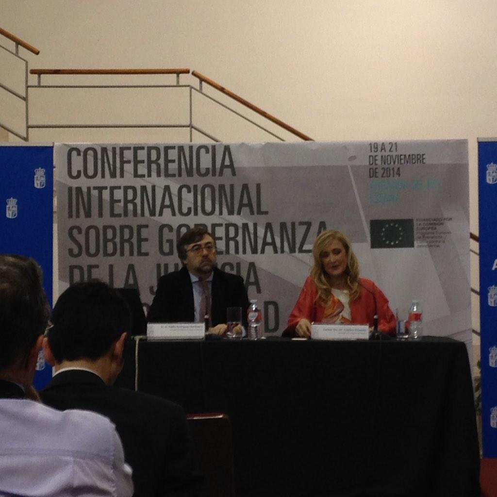 GPopularArganda's tweet image. .@prsardinero y @ccifuentes inauguran en Arganda la Conferencia Internacional sobre Gobernanza