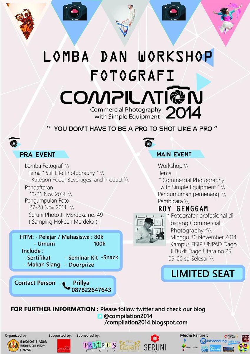infobdg's tweet photo. Ngerasa Jago Fotografi? Join di lomba foto #compilation2014 Last Regis 26/11 – more info follow @compilation2014 http://t.co/2KW4Xdpr8i