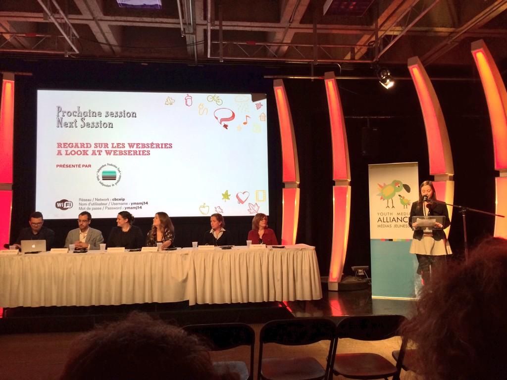 AnnickSnell's tweet photo. engager le public pour qu'il devienne ambassadeur de la websérie, clé du succès #mediajeunes2014 http://t.co/InOlKuJG48