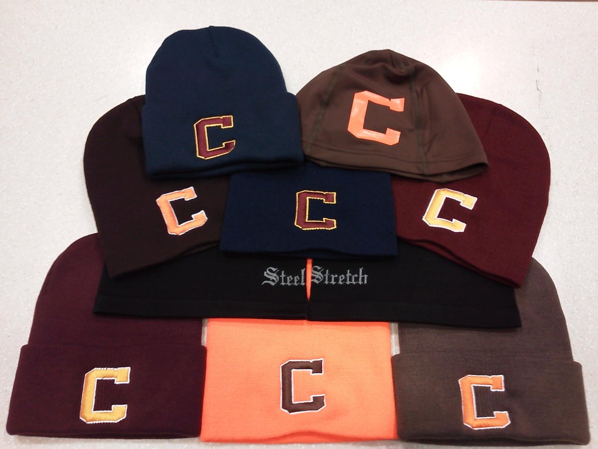 SteelStretch's tweet photo. Just in time for the cold weather, our full selection of beanies are ONLY $10ea #Cleveland #ReadyForWinter http://t.co/YRgWfK9GI0