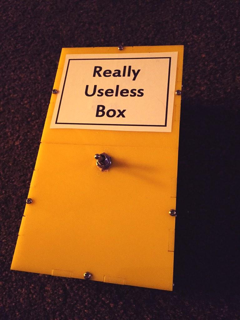 AuntiePegg's tweet image. Been sent this. It really is useless but strangely addictive! #uselessbox