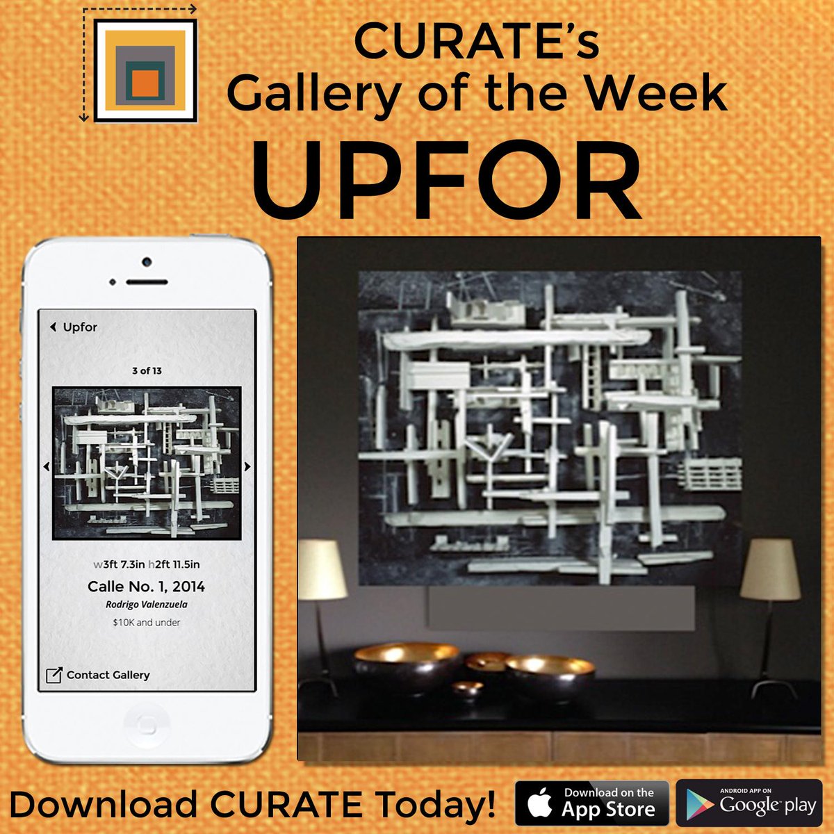 CurateApp's tweet photo. @CurateApp's Gallery of the Week is @UpforGallery ! Download CURATE today! #Curate #CurateApp #upforgallery #wishlist http://t.co/WGxKAqj7mA