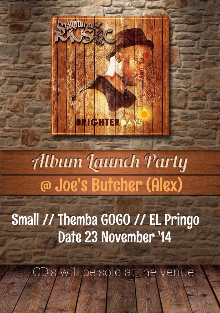 sculpturedmusik's tweet photo. Album launch @JoesButcherAlex this Sunday 23 November http://t.co/uJM51YwT9b