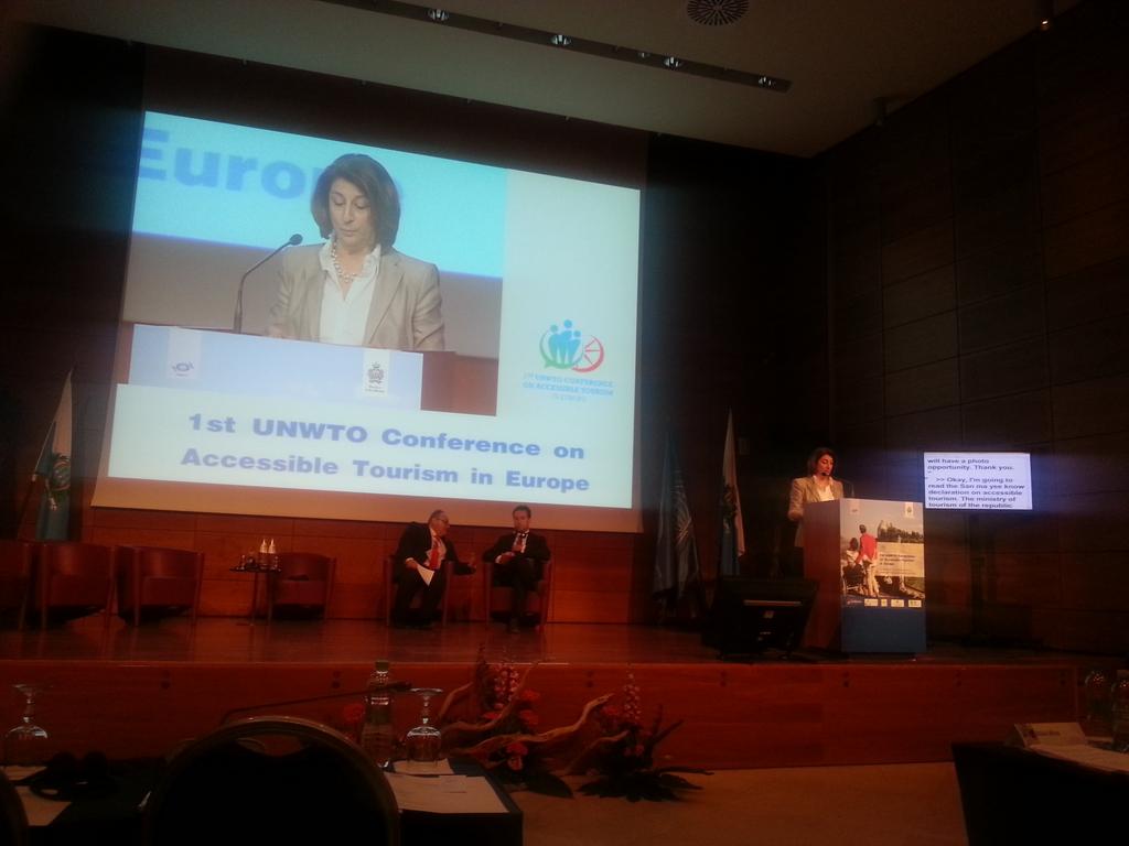 Simfanti's tweet photo. Il momento della firma della dichiarazione di San Marino sul turismo accessibile #unwto @UNWTO #SMAT2014 http://t.co/YcSWPMo5dM
