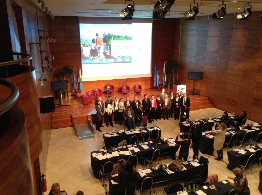 VisitSanMarino's tweet photo. Foto conclusiva dello staff e dei relatori #SMAT2014 #unwto http://t.co/S2qTEQc8hu