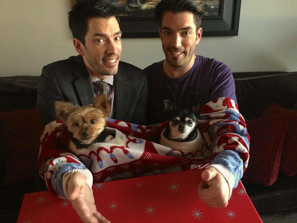 Gracie &amp; Stewie are like two peas in a pod...or two dogs in a sweater. Thanks <a href="/Target/">Target</a> and <a href="/TOMS/">TOMS</a> :) #TOMSforTarget