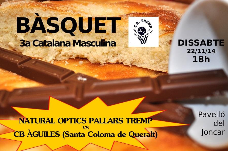 CBTremp's tweet photo. Dissabte el Natural Optics Pallars juga un important partit contra el 3r! Vine a animar l'equip i berena gratis!!! http://t.co/fxBp9UYXwH