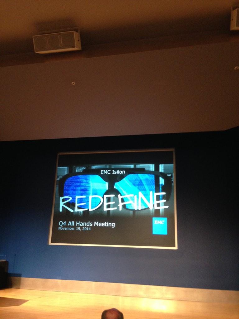 GautamMehandru's tweet image. EMC Isilon allhands at Bell Harbor Brings back fond memories of Isi sales kickoffs. #EMCisilon @nkirsch @KorbusKarl
