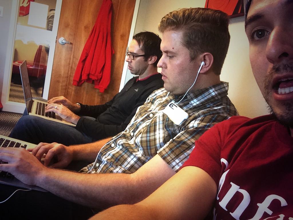 gabevillamizar's tweet image. Moderating #GDchat with the bros! @GDforEmployers @salesforcejobs #twitter #chat