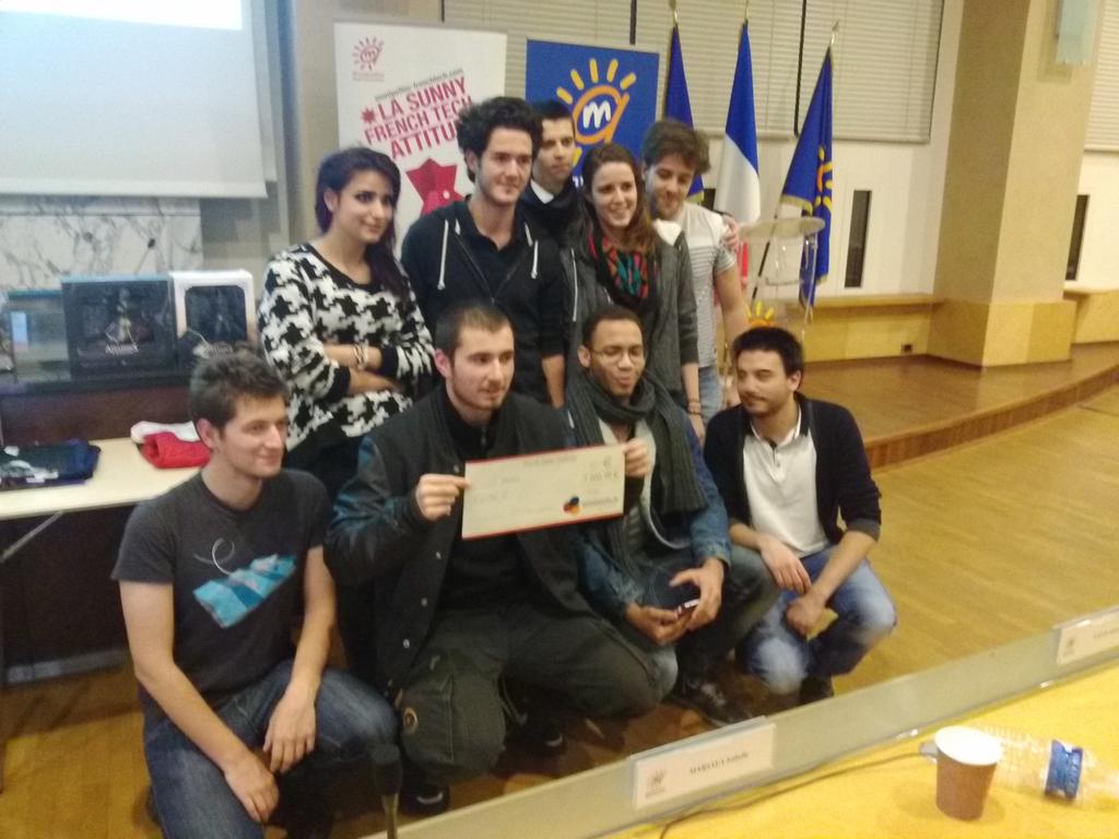 montpellier_ig's tweet image. Et l'équipe gagnante est l'équipe 6 ! #gamechallenge #mig #mig2014 @GaChaJam avec leur jeu "Mécanique des lumières"