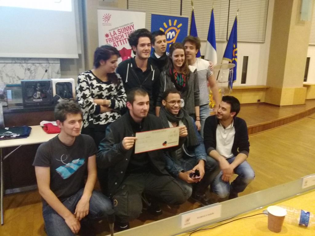 montpellier_ig's tweet image. Et l'équipe gagnante est l'équipe 6 ! #gamechallenge #mig #mig2014 @GaChaJam avec leur jeu "Mécanique des lumières"