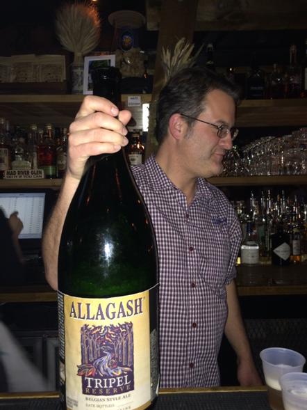 RBoulanger's tweet photo. Triple Reserve on the house @mikrobeerbar @allagashrob http://t.co/6uW2RKEurJ