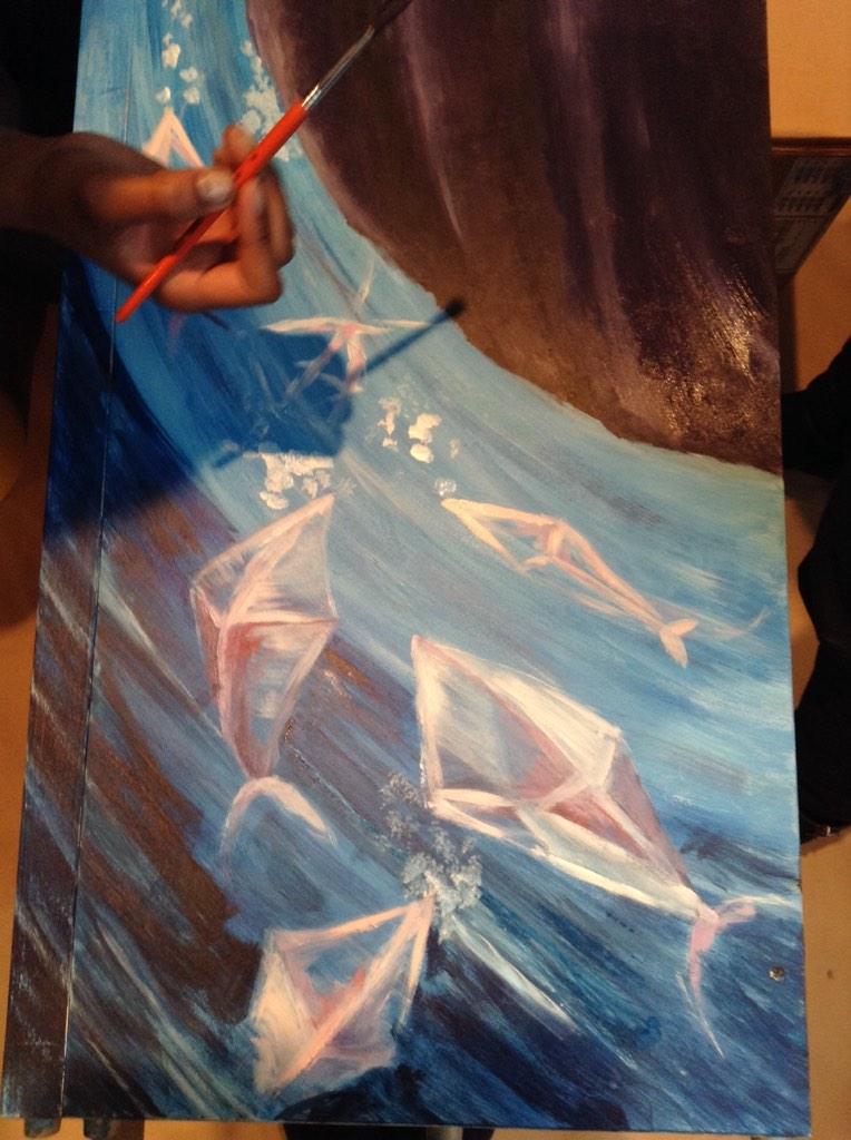 QuestStudent_N's tweet photo. UHS's diamond fish http://t.co/XK1GIZrxOo