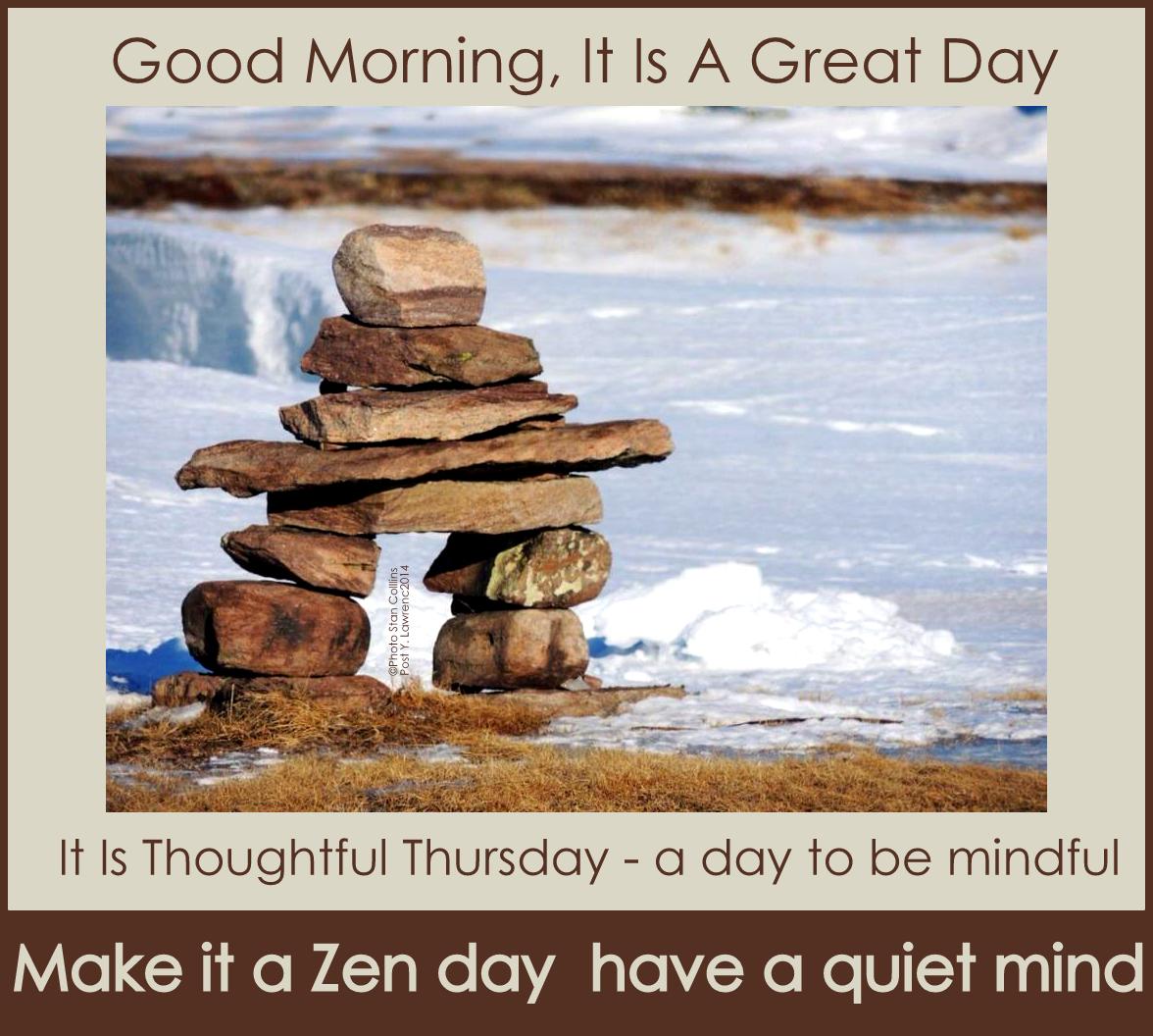 RT <a href="/ITISAGR8DAY/">♥  Yittah Lawrence ♥</a>:
Photo Stan  Collins 
An Inukshuk which aboriginals used to 
mark trails in barren areas of Labrador.