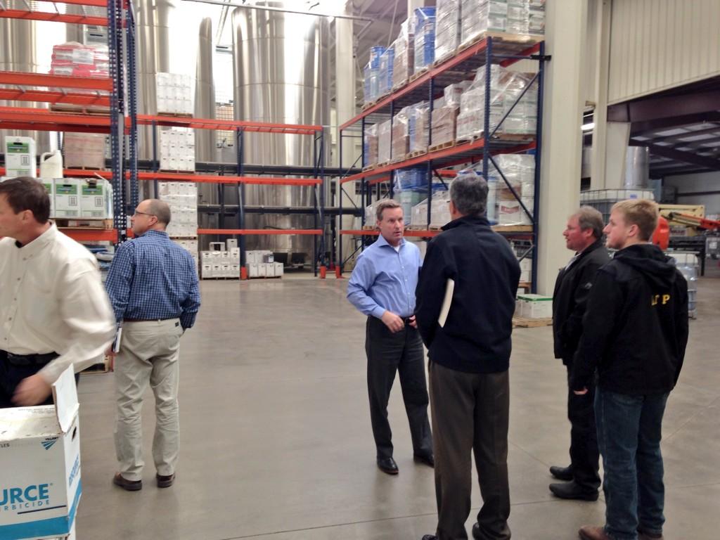 AFSchemicals's tweet photo. Today our Rake office hosted the #CPS Mgmt team. We discussed #ag industry trends &amp; toured our facility.Thx 4 coming! http://t.co/iCeKQfWwrV